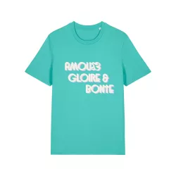 T-shirt chrétien en coton bio | modèle Amour | Mode responsable | Ruah