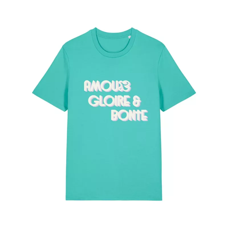 T-shirt chrétien en coton bio | modèle Amour | Mode responsable | Ruah T-shirt chrétien en coton bio | modèle Amour | Mode responsable | Ruah