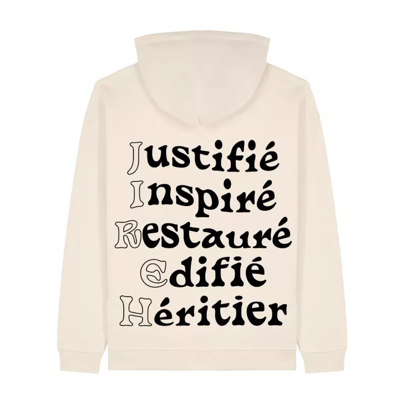 Hoodie inspiré en coton bio | Ruah |Modèle Jireh Hoodie inspiré en coton bio | Ruah |Modèle Jireh