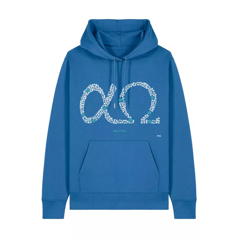 Hoodie chrétien en coton bio |Ruah | modele Alpha Omega Hoodie chrétien en coton bio |Ruah | modele Alpha Omega