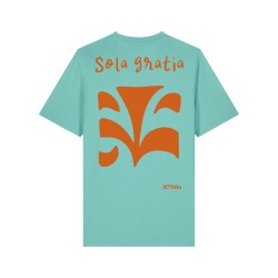 T-shirt chrétien en coton bio | Sola gratia | Mode colorée | Ruah