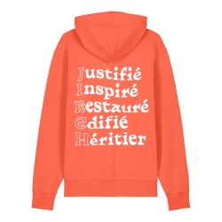 Hoodie lumineux en coton bio | Ruah |Modèle Jireh | mode éthique