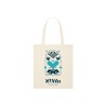 Totebag "Joyfull" Blanc et coeur bleu
