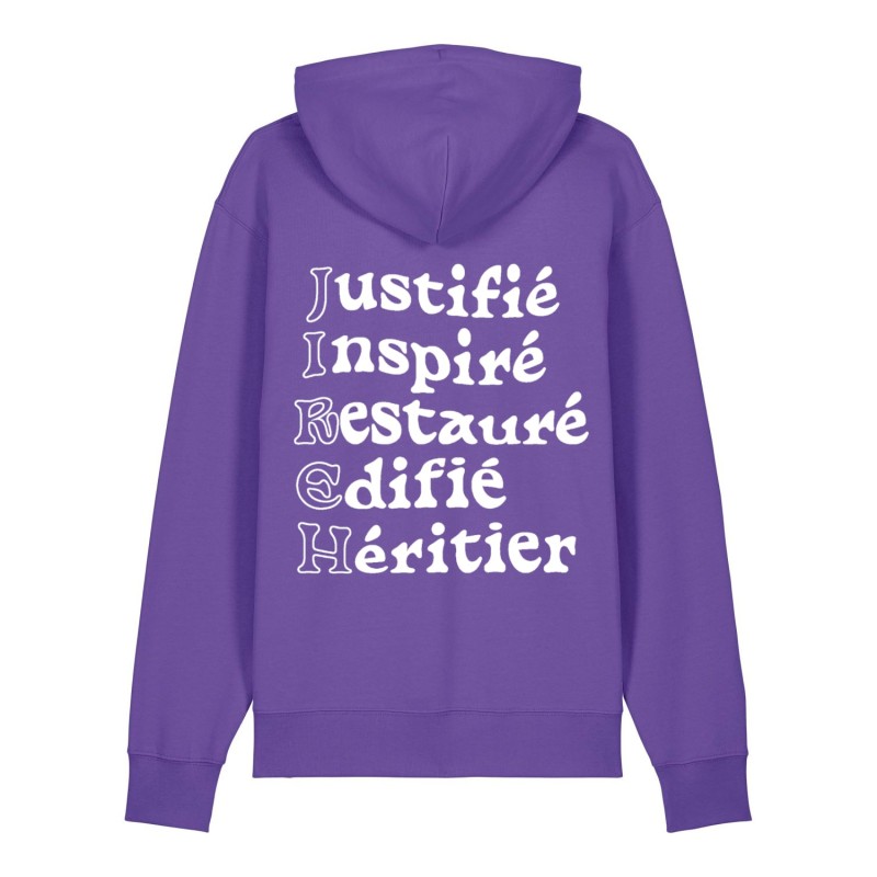 Hoodie chrétien en coton bio | Ruah |Modèle Jireh | mode éthique Hoodie chrétien en coton bio | Ruah |Modèle Jireh | mode éthique