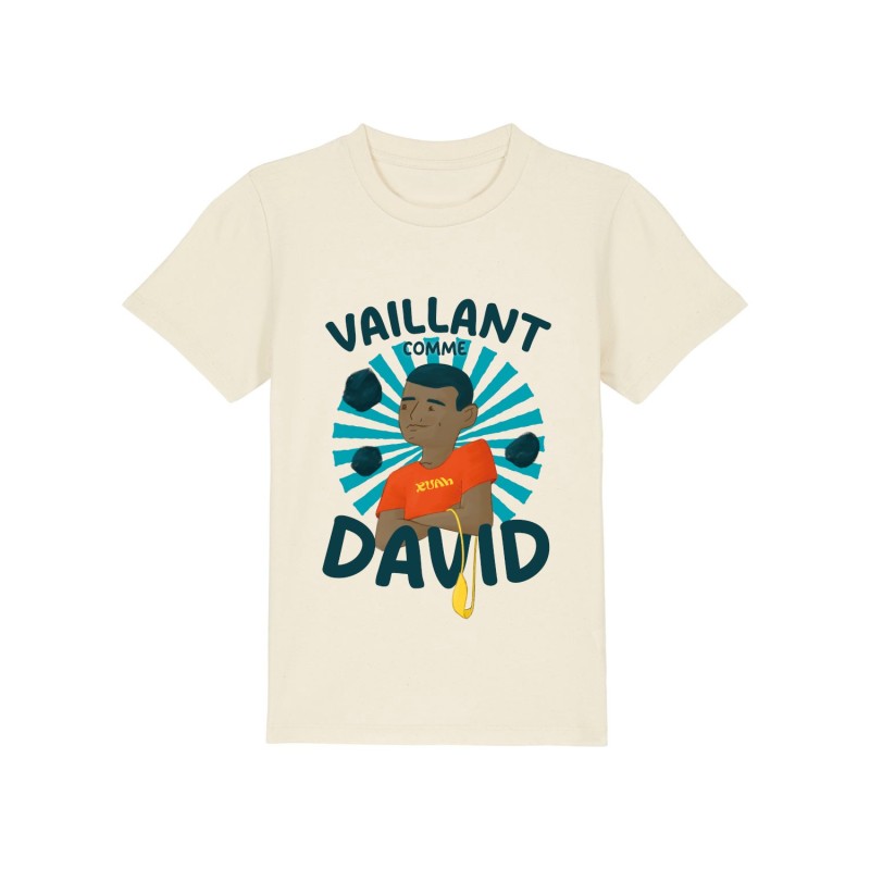T-shirt inspiré en coton bio | modèle David | Mode enfant | Ruah