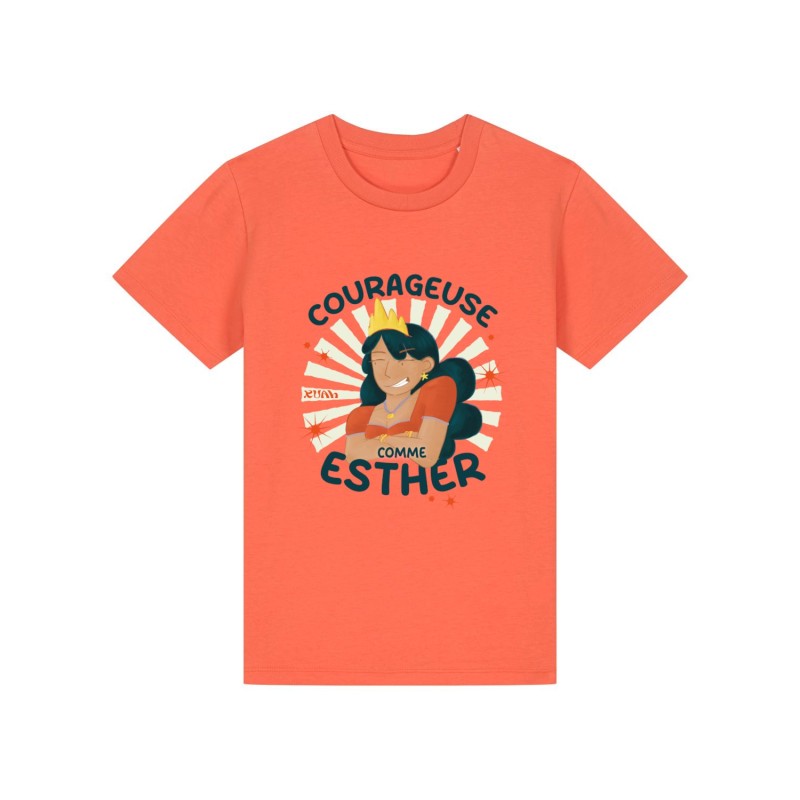T-shirt chrétien en coton bio | modèle Esther | Mode enfant | Ruah T-shirt chrétien en coton bio | modèle Esther | Mode enfant | Ruah
