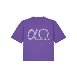 T-shirt femme coton bio | Alpha Oméga | éthique et chrétien Ruah