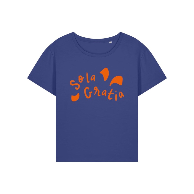 T-shirt femme coton bio | Sola gratia | Ruah - Inspiration chrétienne T-shirt femme coton bio | Sola gratia | Ruah - Inspiration chrétienne