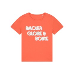 T-shirt femme 100% coton | Amour & Ruah | Mode responsable et chrétienne