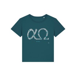 T-shirt femme coton bio | Alpha Oméga | Ruah foi & spiritualité