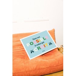 Affiche "Tout est possible"