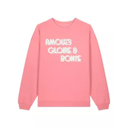 Sweat femme chrétien | en coton bio | modele Amour | Ruah