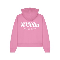 Hoodie "aime, vis et brille"| mode responsable|Ruah  Collection femme