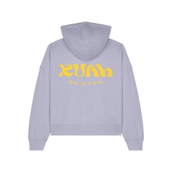Hoodie "aime, vis et brille" coton bio | Ruah | Collection femme