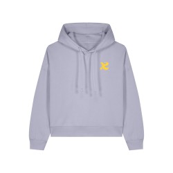 Hoodie "aime, vis et brille" coton bio | Ruah | Collection femme