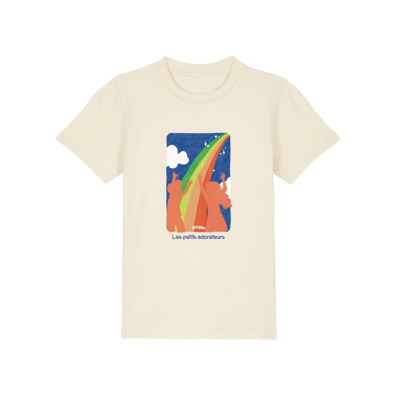 T-shirt en coton bio | modèle "Petit adorateurs" | Mode enfant | Ruah