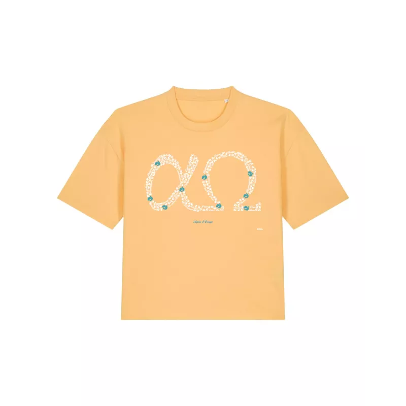 T-shirt femme coton bio | Alpha Omega | Inspiration chrétienne| Ruah T-shirt femme coton bio | Alpha Omega | Inspiration chrétienne| Ruah