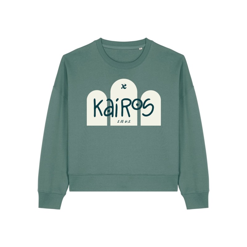 Sweat femme inspiré par l'Evangile | Mode éthique | Kairos | Ruah Sweat femme inspiré par l'Evangile | Mode éthique | Kairos | Ruah