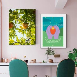 Affiche " Coeur Brulant"