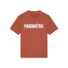 Tshirt "Maranatha" coloris chocolat visuel blanc et doré