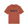 Tshirt "Maranatha" coloris chocolat visuel bleu