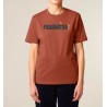 Tshirt "Maranatha" coloris chocolat visuel bleu