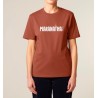 Tshirt "Maranatha" coloris chocolat visuel blanc et doré