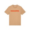 Tshirt "Maran-atha" coloris latte visuel orange et rose