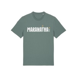 Tshirt "Maranatha" coloris cèdre visuel blanc et doré